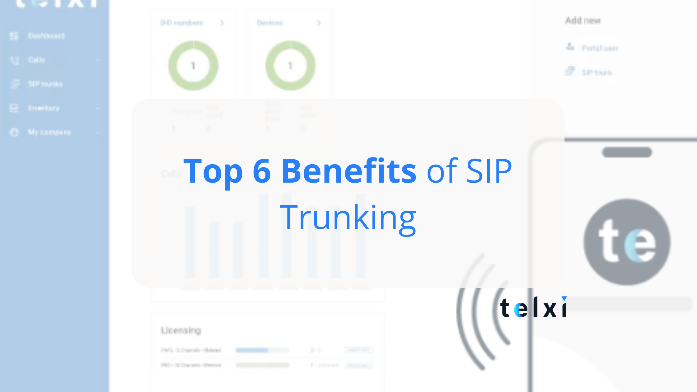 Benefits of SIP Trunking for Your Business 1 - Telxi Benefits of SIP Trunking for Your Business