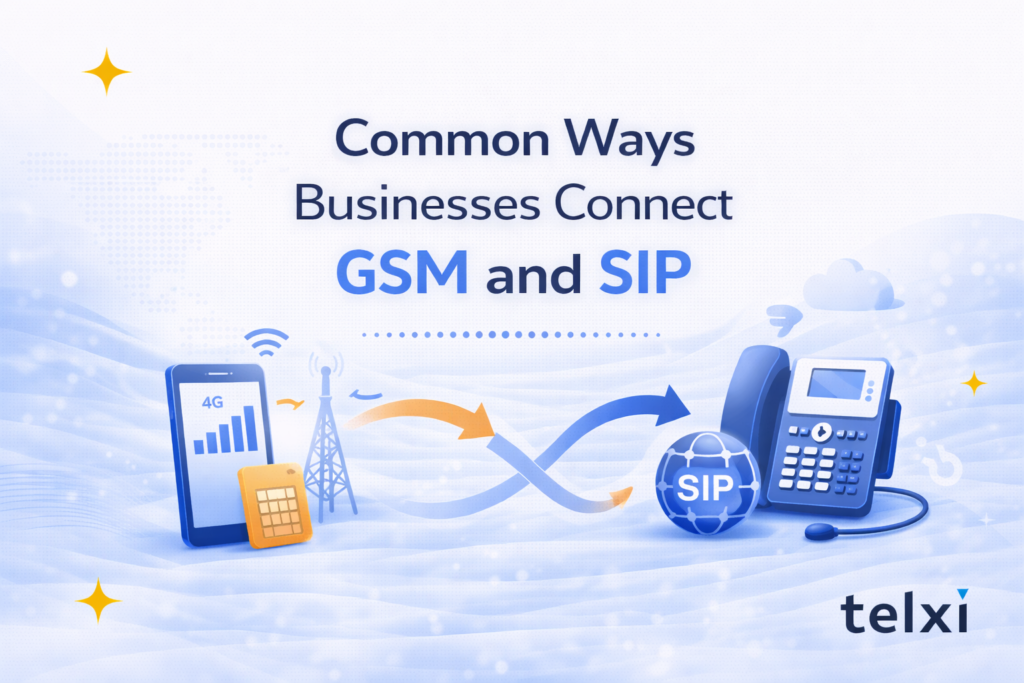 connect gsm and sip