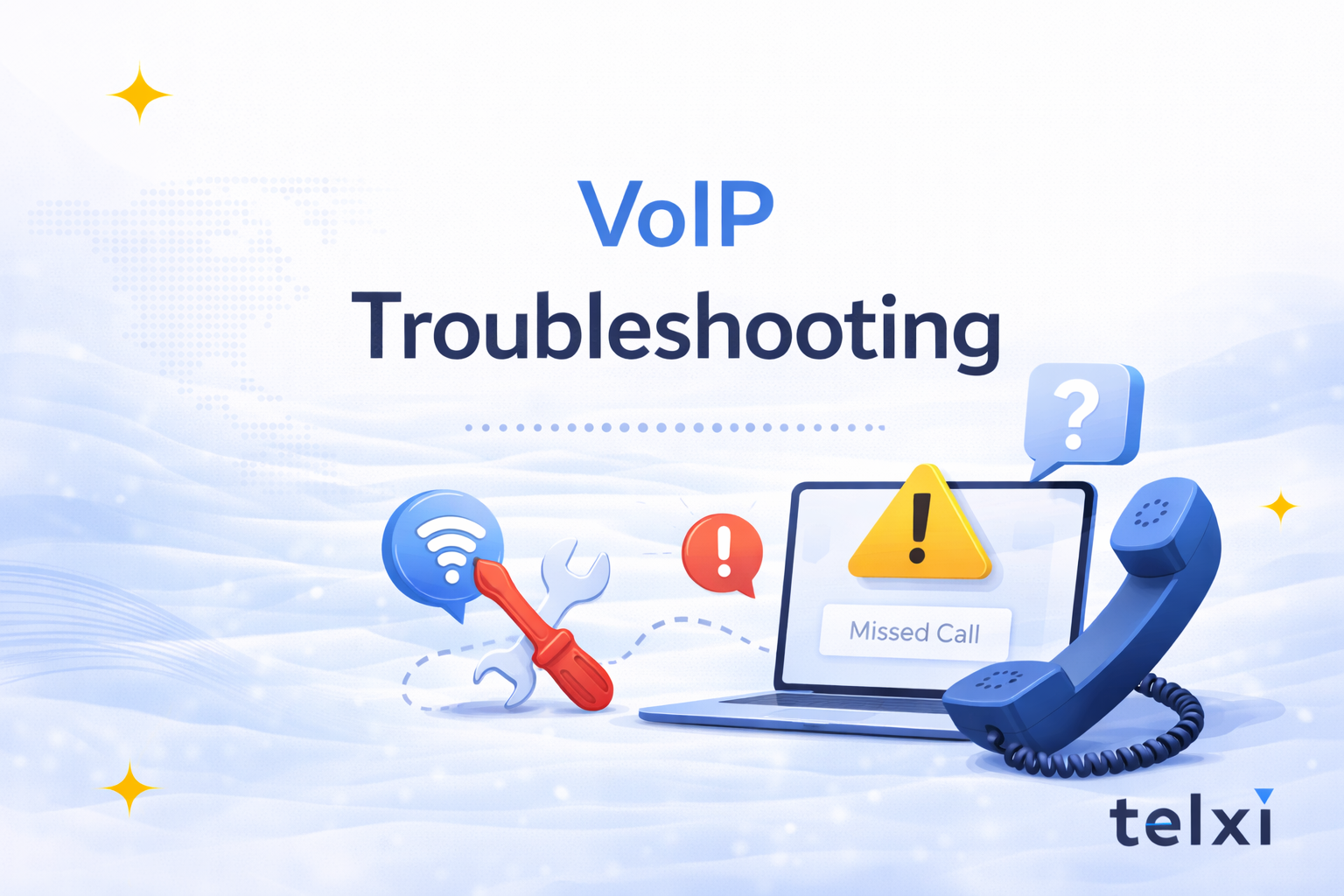 VoIP Troubleshooting Guide: How to Fix Common Call Issues and Improve Your Troubleshooting Skills 2 - Telxi VoIP Troubleshooting Guide: How to Fix Common Call Issues and Improve Your Troubleshooting Skills