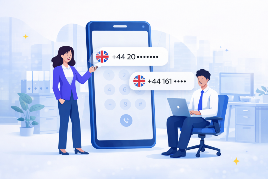 how to get an UK number